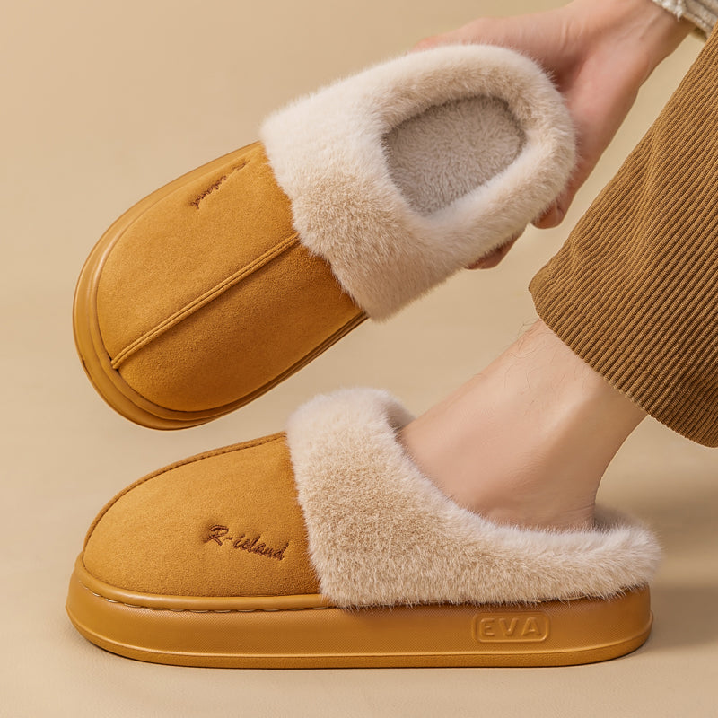 Unisex Hausschuhe mit Samteffekt - Eralun