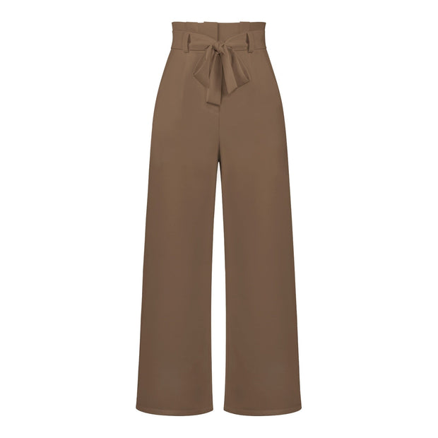 Delaila - Pantalon en lin léger et souple pour femmes, disponible en plusieurs couleurs