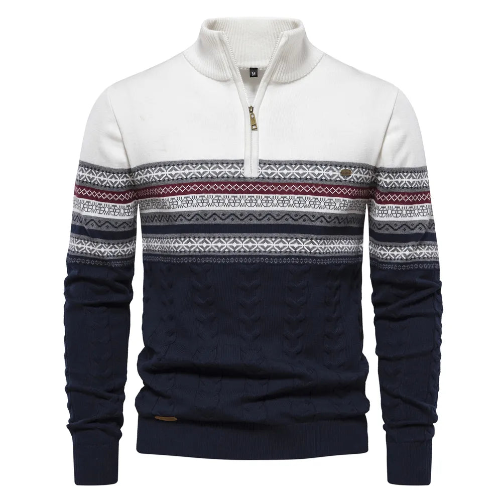 Pull zippé EthnoÉlégance