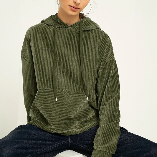 Luxe CorduVogue Sweat à capuche