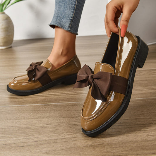 Mocassins décontractés avec nœud sur le devant pour femmes - Camila