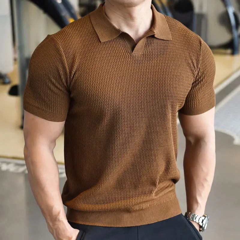 Herren-Poloshirt mit schmaler Passform - Yinx