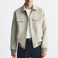 Veste effet daim pour homme - Marceau