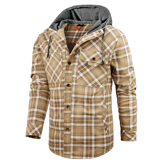 Kliv - Manteau chemise à carreaux chaud