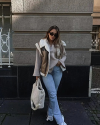 Rosa - Manteau sans manches