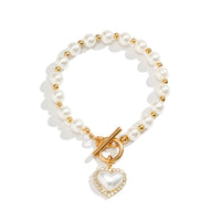 Bracelet à breloques en perles d'eau douce Olivia