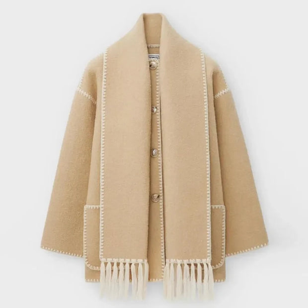 Veste à simple boutonnage pour femme