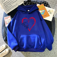 Pull à capuche ample à manches longues pour femmes