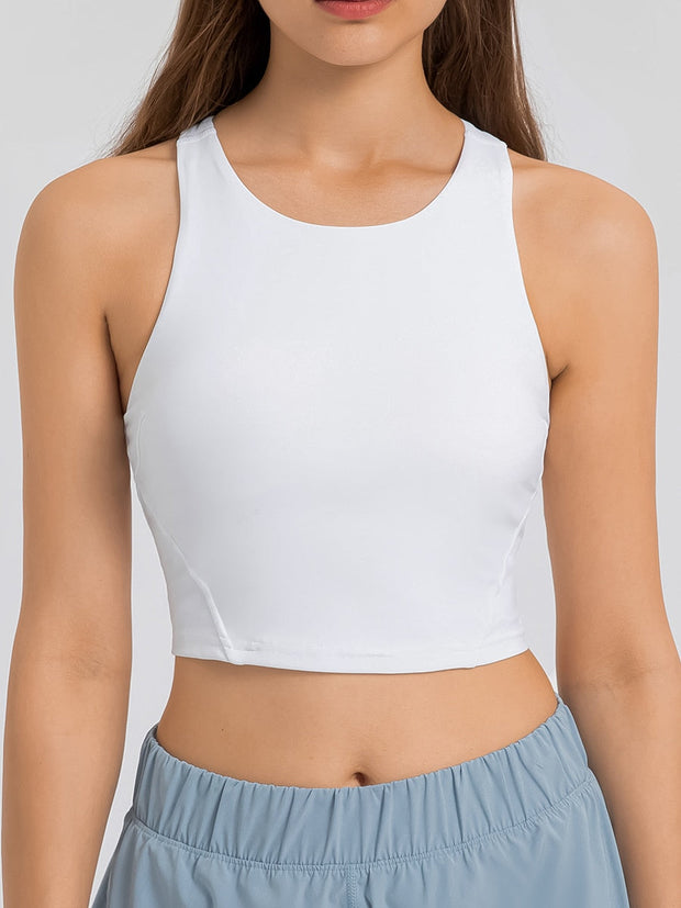 Haut sportif avec soutien-gorge intégré - Basic Sport Tshirt