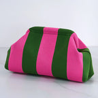Women's gewebte Tasche Frühling Sommer Stil mit gestreiften Design