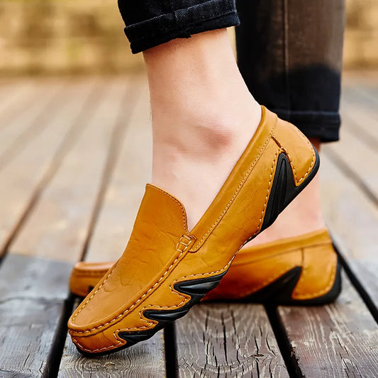 Mocassins en cuir de haute qualité pour hommes