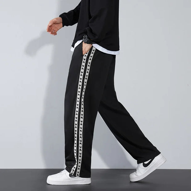 Kanyan - Pantalon à rayures brun