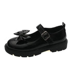 Elegante Damen Dirndl Schuhe mit Schleife - Emilia