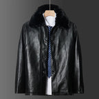 Vegane Lederjacke mit Kragen - Liam