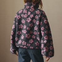Sweat-shirt polaire pour femmes avec grande poche - Liora