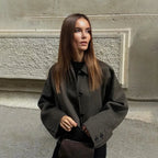 Weiche Jacke mit Rollkragen - Irvène