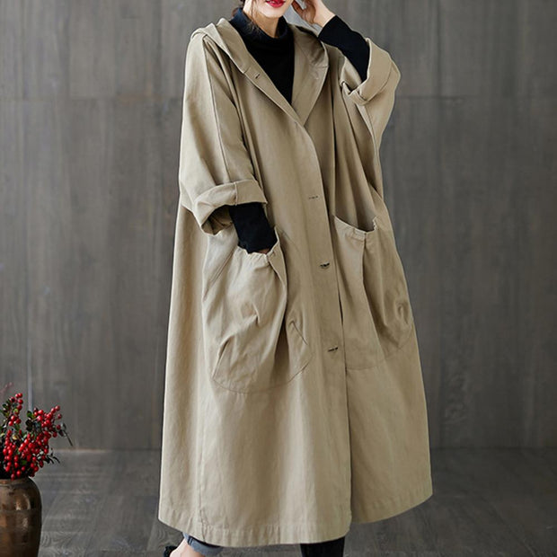 Lety - Trench-coat confortable en gabardine