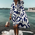 Valery - Bedrucktes Oversize-Kleid