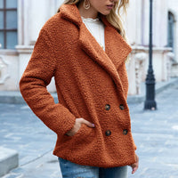 Manteau décontracté en peau de mouton pour femmes - Julieta