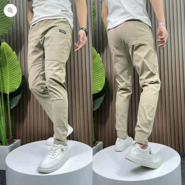 Pantalon cargo élastique Tom pour hommes - Pratique et confortable