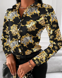 Blouse rétro Lena pour femmes - intemporelle et élégante
