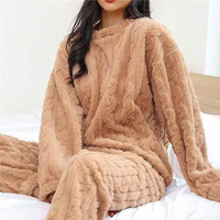Ensemble pyjama Emma en polaire pour femme - Chaud et douillet