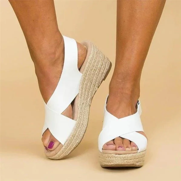 Amanda - Sandales d'été en espadrille élégante