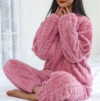 Ensemble pyjama Emma en polaire pour femme - Chaud et douillet