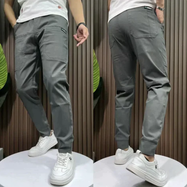 Pantalon cargo élastique Tom pour hommes - Pratique et confortable