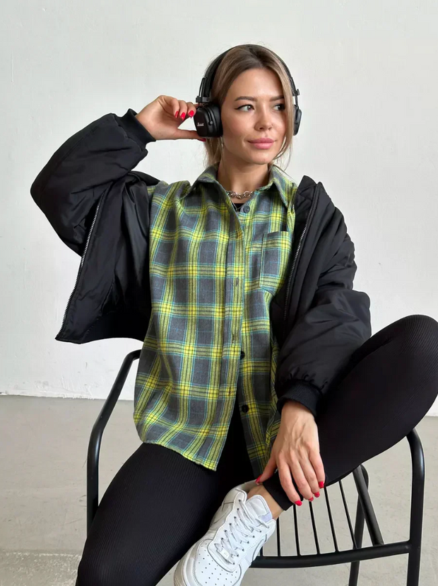 Chemise en flanelle Sophie Femme - Carreaux et style