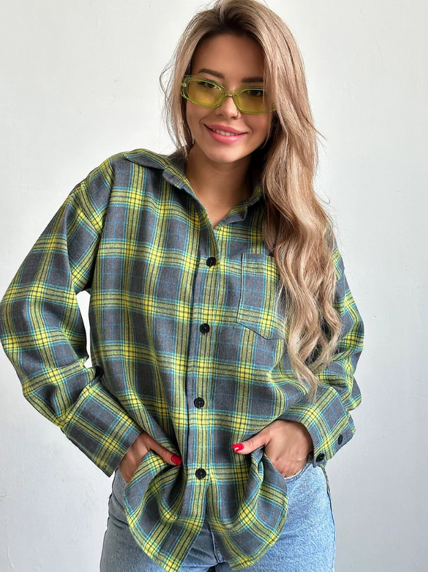 Chemise en flanelle Sophie Femme - Carreaux et style