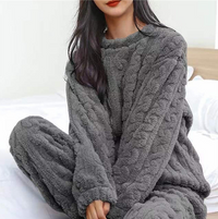 Ensemble pyjama Emma en polaire pour femme - Chaud et douillet