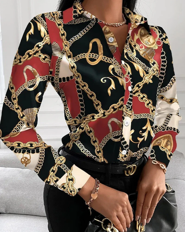 Blouse rétro Lena pour femmes - intemporelle et élégante