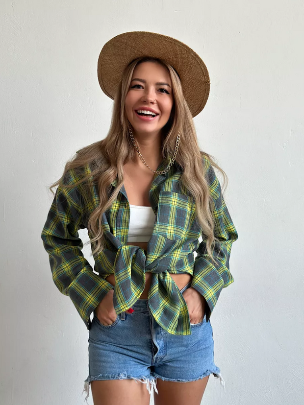Chemise en flanelle Sophie Femme - Carreaux et style