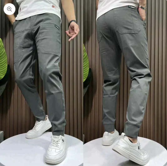 Pantalon cargo élastique Tom pour hommes - Pratique et confortable