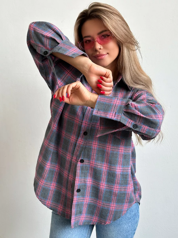 Chemise en flanelle Sophie Femme - Carreaux et style
