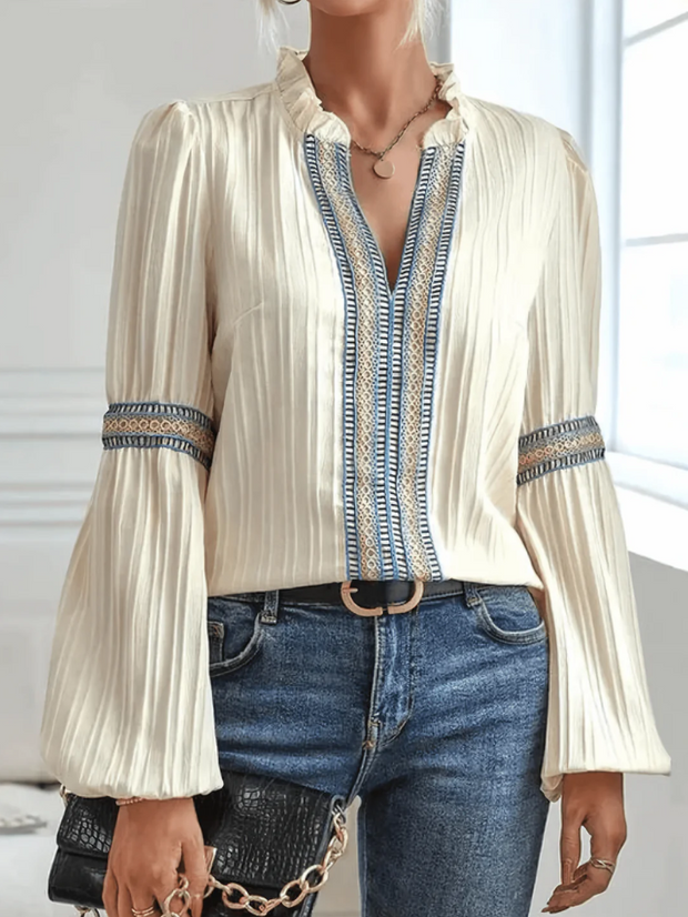 Blouse Clara Femme - Élégante avec manches bouffantes