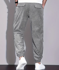 Pantalon en velours côtelé Léo pour hommes - Stylé et chaud