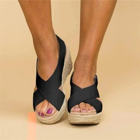 Amanda - Sandales d'été en espadrille élégante