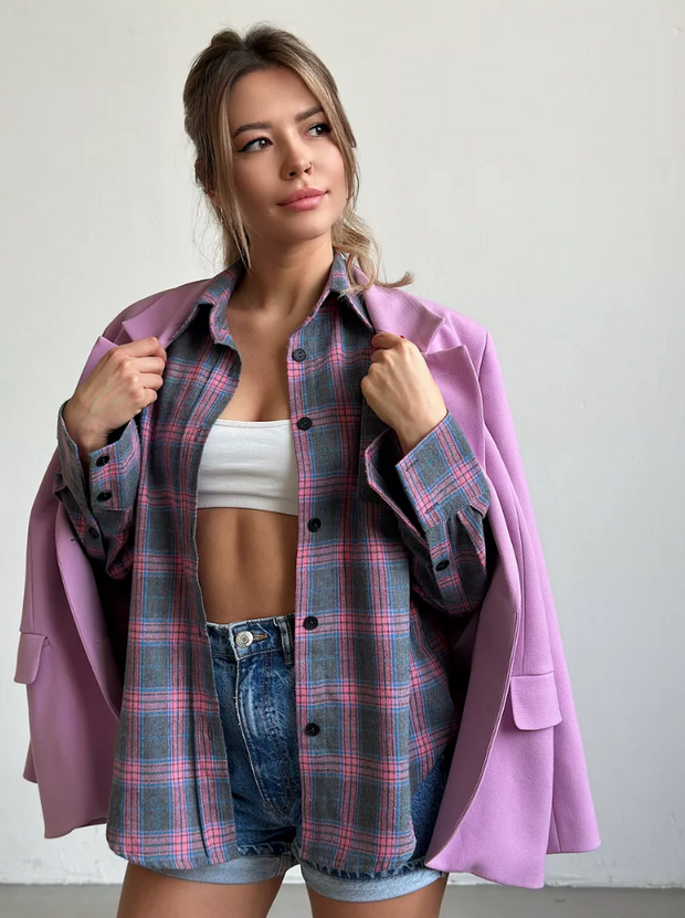 Chemise en flanelle Sophie Femme - Carreaux et style