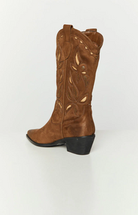 Lena Bottes de cowboy brodées pour femmes - artisanat et charme