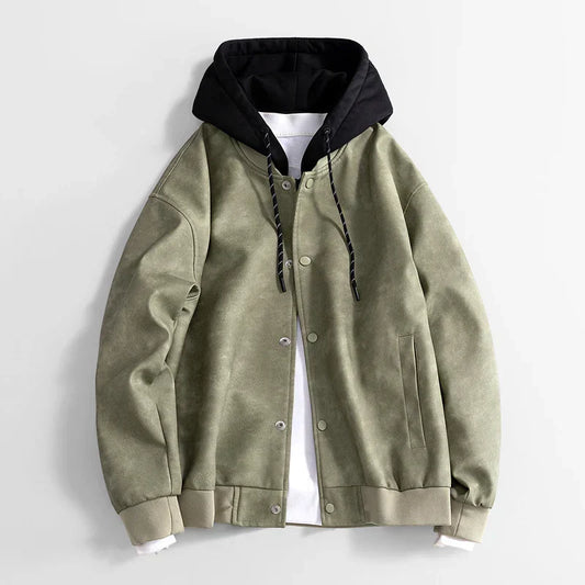 Vegane Freizeitjacke mit Kapuze für Männer - Peterson