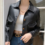 Elegante Lederjacke - Silvana