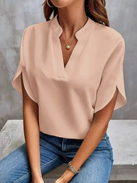 Lis - Femmes de luxe Blouse élégante en mousseline de soie