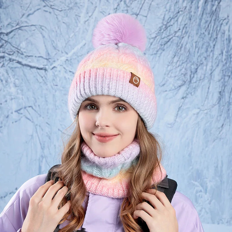 Strickmütze und Kragen für Frauen - Nireka