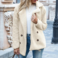 Manteau décontracté en peau de mouton pour femmes - Julieta