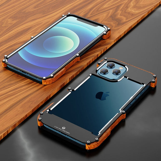 Étui pour iPhone avec finition en bois