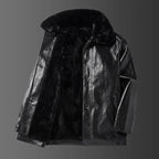 Vegane Lederjacke mit Kragen - Liam
