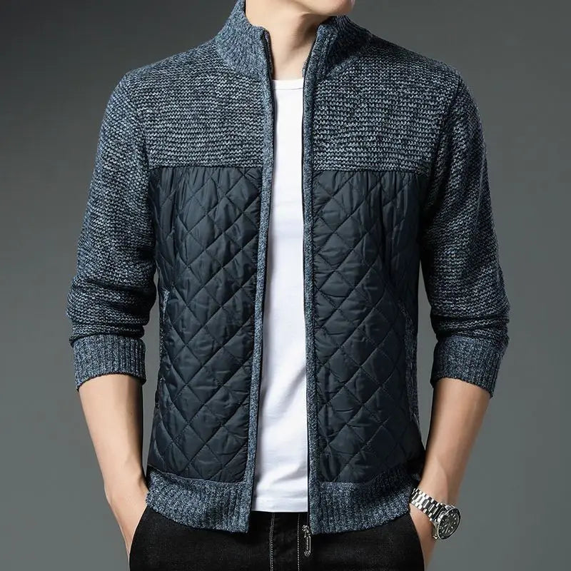 Gesteppte Strickjacke für Männer - Foster