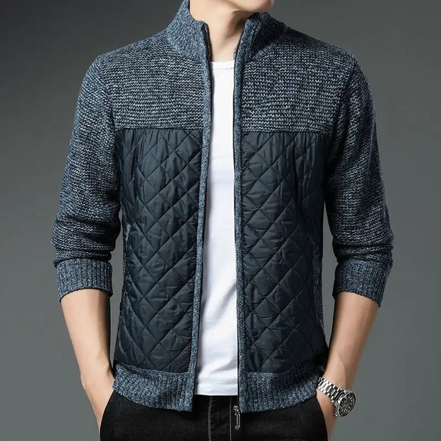 Veste en maille matelassée pour hommes - Foster
